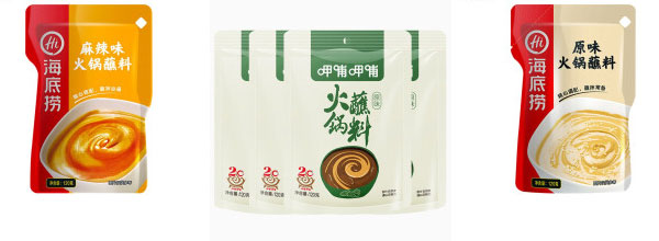 火鍋底料自動包裝機-全自動火鍋底料包裝生產線樣品圖